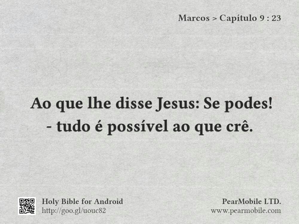 Marcos, Capítulo 9:23
